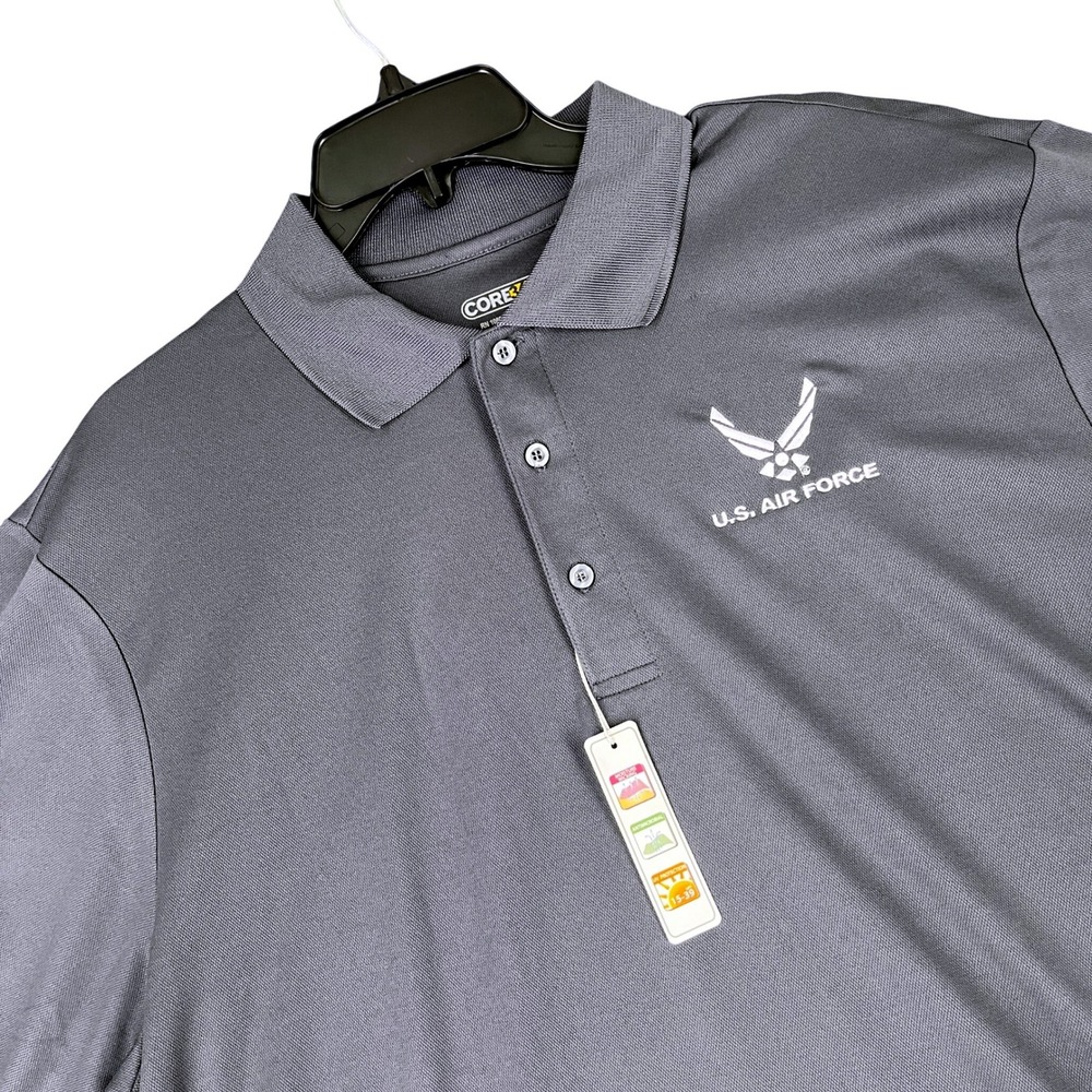 US Air Force‎ Performance Polo Golf Shirt Mens XL Core365 Moisture Wicking USAF